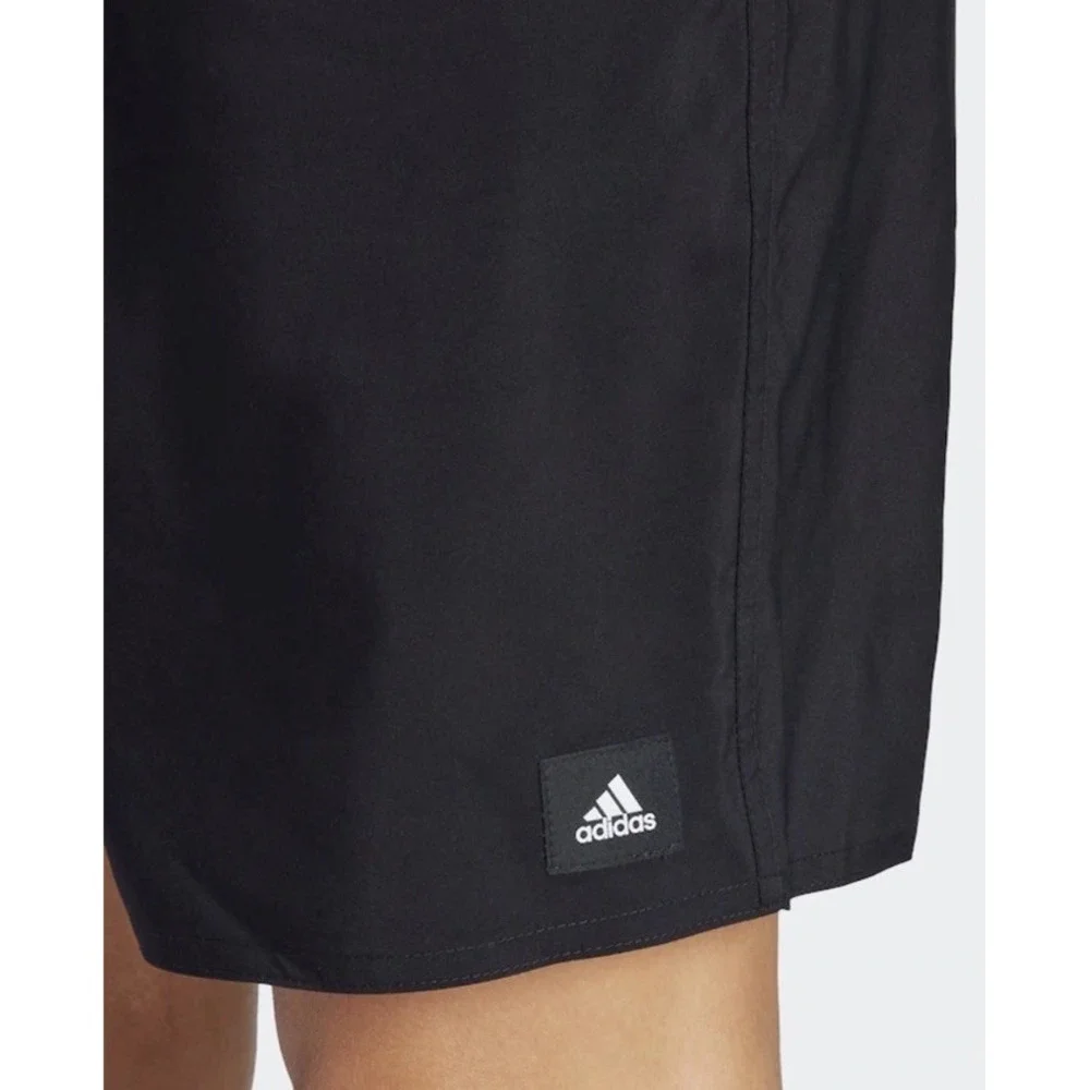 Adidas Black/Lucid Lemon‎ CLX Classic-Length Swim Shorts Men Size Large NWT